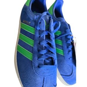Adidas Gazelle Originals Mens Blue Green Suede Sneakers JH5389 Size 9.5